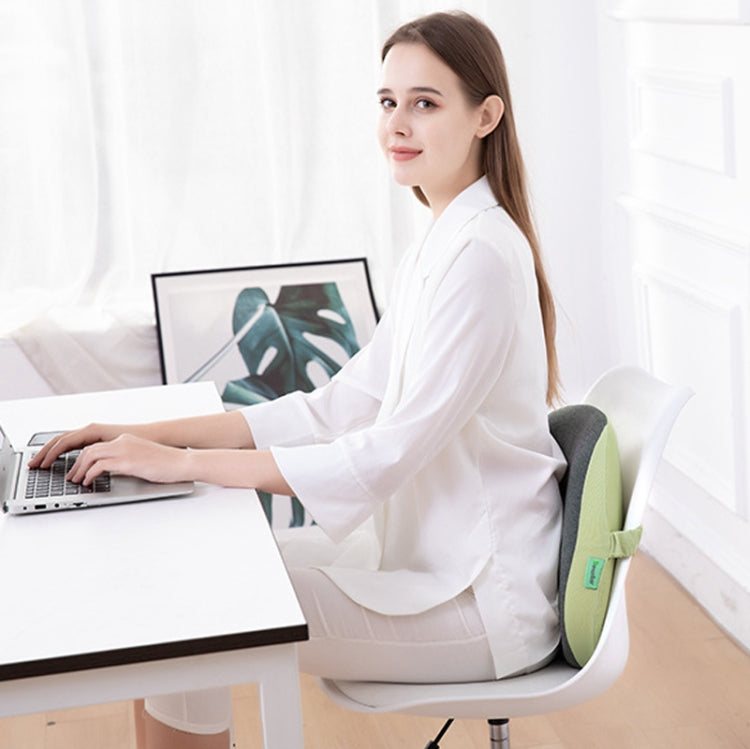 Office Memory Foam Waist Support Cushion Waist Support Pillow(Grass Green) - Cushions & Pillows by PMC TechLife | Online Shopping South Africa | PMC TechLife | Buy Now Pay Later Mobicred