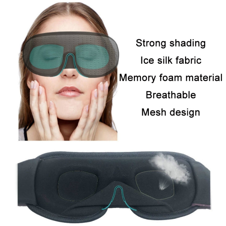 3D Breathable Shading Eye Protection Sleep Eye Mask(Purple Red) - free shipping - PMC TechLife - Order now!