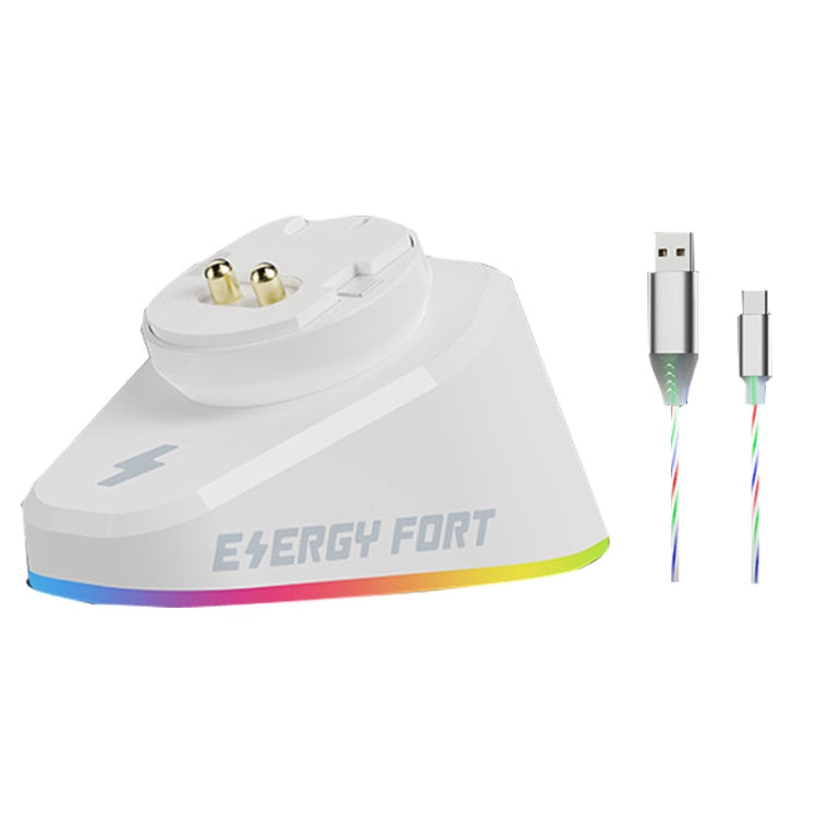 For Logitech G502 / GPW1 / 2 Wireless Mouse Charging Dock Stand White Stream - Other by PMC Jewellery | Online Shopping South Africa | PMC Jewellery | Buy Now Pay Later Mobicred