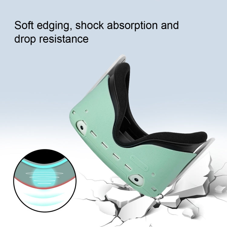 Silicone Non-Slip Protective Cover for Meta Quest 2 VR Glasses Accessories(Black) - VR Accessories by PMC TechLife | Online Shopping South Africa | PMC TechLife | Buy Now Pay Later Mobicred