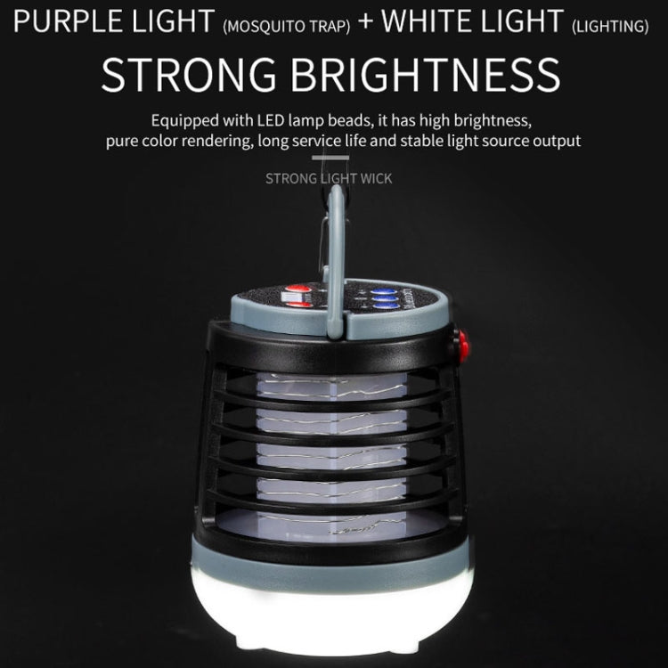 Bluetooth Audio USB Charging Lighting Mosquito Trap(W881 Brown) - Repellents by null | Online Shopping South Africa | PMC TechLife | Buy Now Pay Later Mobicred