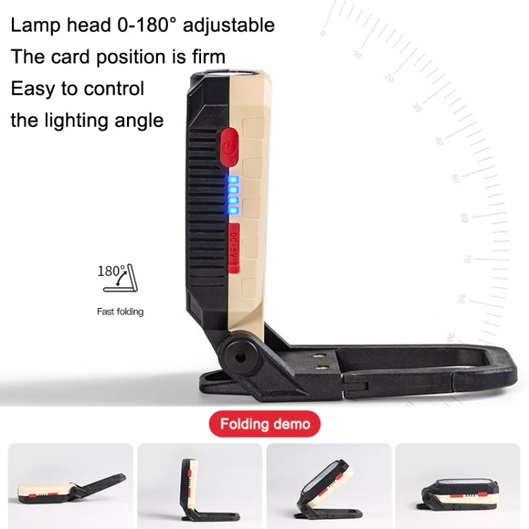 E-SMARTER COB Work Light USB Emergency Flashlight Maintenance Lamp, Style: W599A 10 Hole - Camping Lighting by E-SMARTER | Online Shopping South Africa | PMc TechLife | Buy Now Pay Later Mobicred