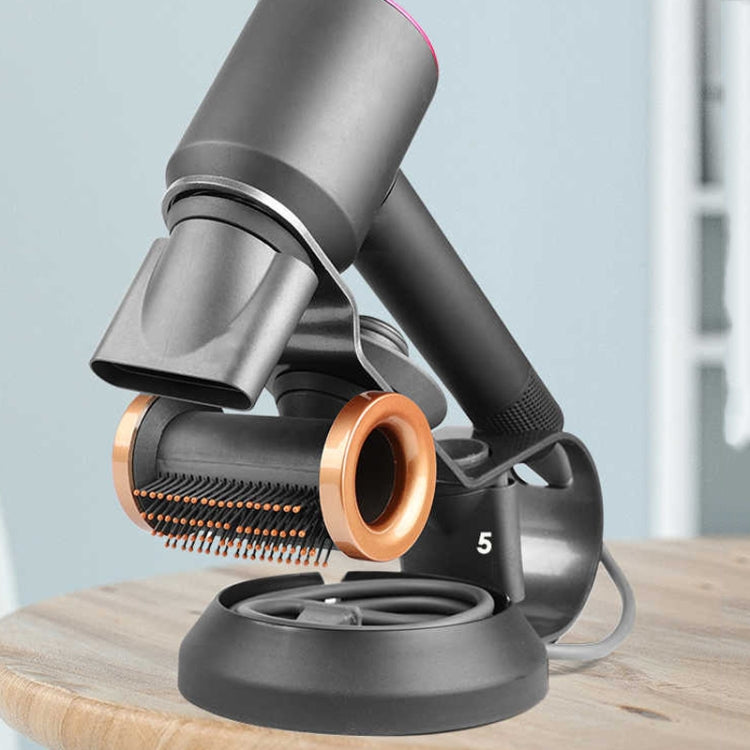 For Dyson Supersonic Hair Dryer Stand Holder With Cable Storage Function(Rose Red) - Hair Dryers & Accessories by PMC TechLife | Online Shopping South Africa | PMC TechLife