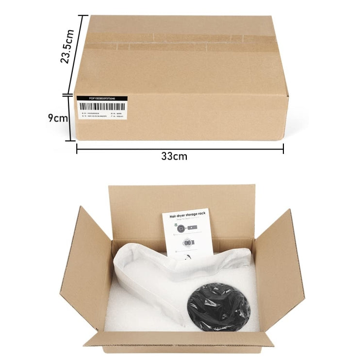 For Dyson Supersonic Hair Dryer Stand Holder With Cable Storage Function(Silver) - Hair Dryers & Accessories by PMC TechLife | Online Shopping South Africa | PMC TechLife