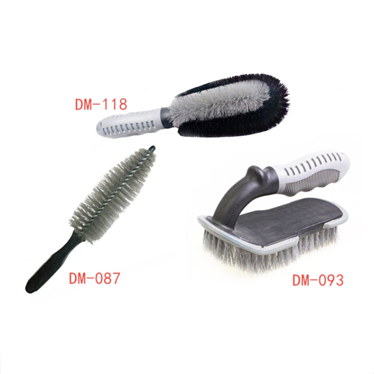 3 PCS Car Tire Brush Carpet Foot Pad Brush, Style: DM-093 Large U-shaped Brush - Car washing supplies by PMC TechLife | Online Shopping South Africa | PMC TechLife | Buy Now Pay Later Mobicred