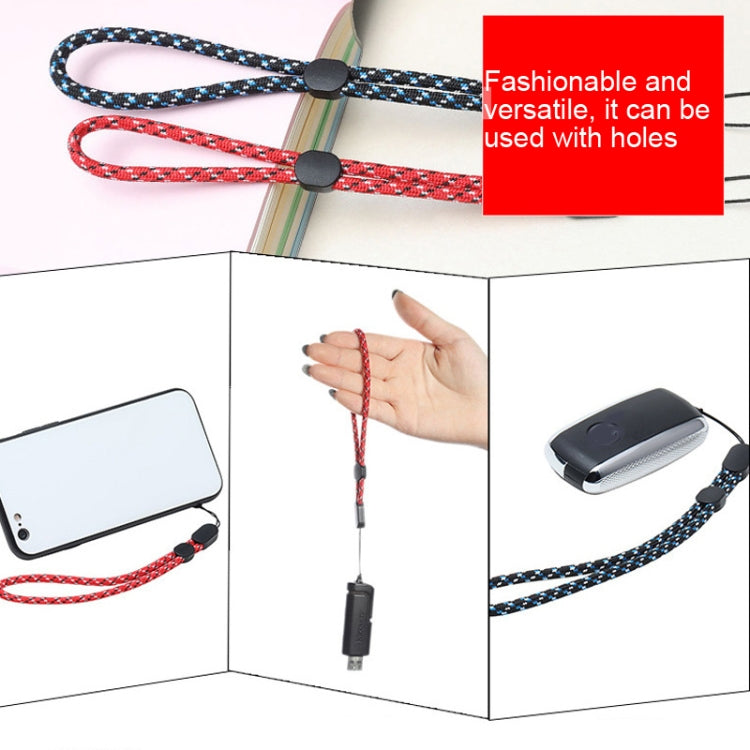 10 PCS Adjustable Mobile Phone Lanyard Short Type Lanyard Wrist Anti-lost Lanyard(Jacquard Blue) - Lanyards & Wrist Straps by PMC TechLife | Online Shopping South Africa | PMC TechLife