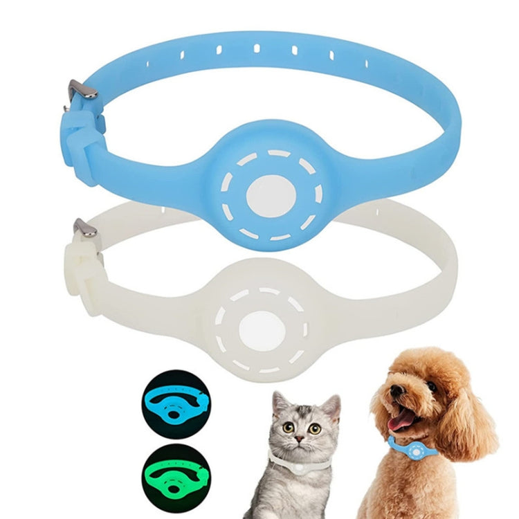Pet Luminous Collar Locator Cover for Airtag, Specification: S(Luminous Blue) - Pet Series by PMc TechLife | Online Shopping South Africa | PMc TechLife | Buy Now Pay Later Mobicred