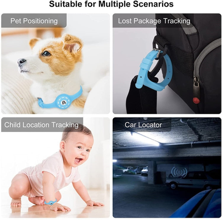 Pet Luminous Collar Locator Cover for Airtag, Specification: L(Luminous Blue) - Pet Series by PMc TechLife | Online Shopping South Africa | PMc TechLife | Buy Now Pay Later Mobicred