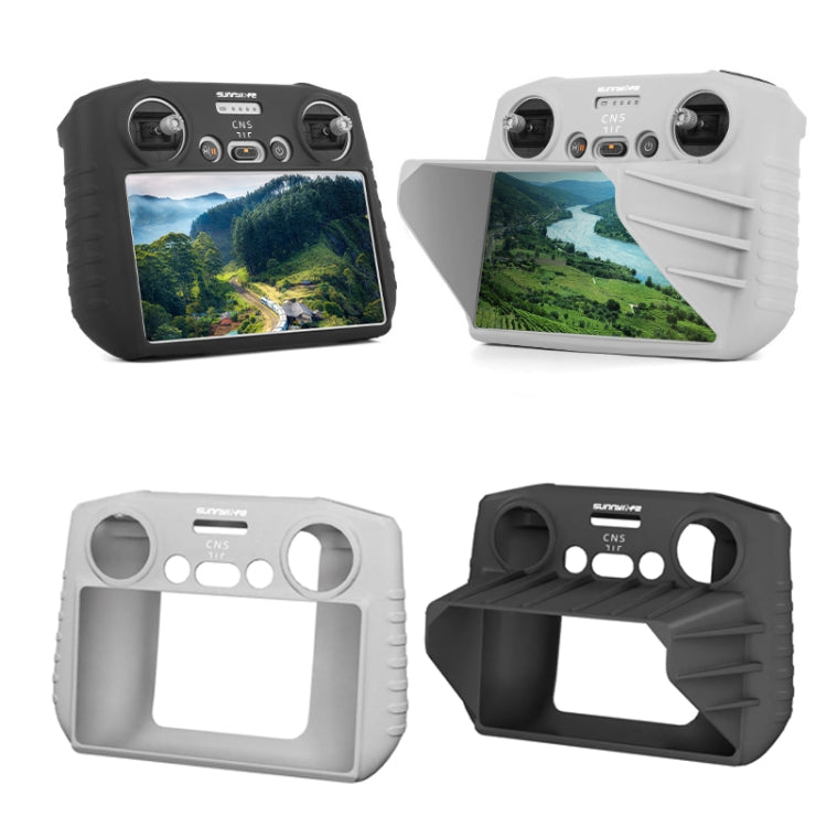 Sunnylife For DJI RC Remote Control Silicone Protective Case, Style: Without Hood (Black) - Others by Sunnylife | Online Shopping South Africa | PMC TechLife | Buy Now Pay Later Mobicred