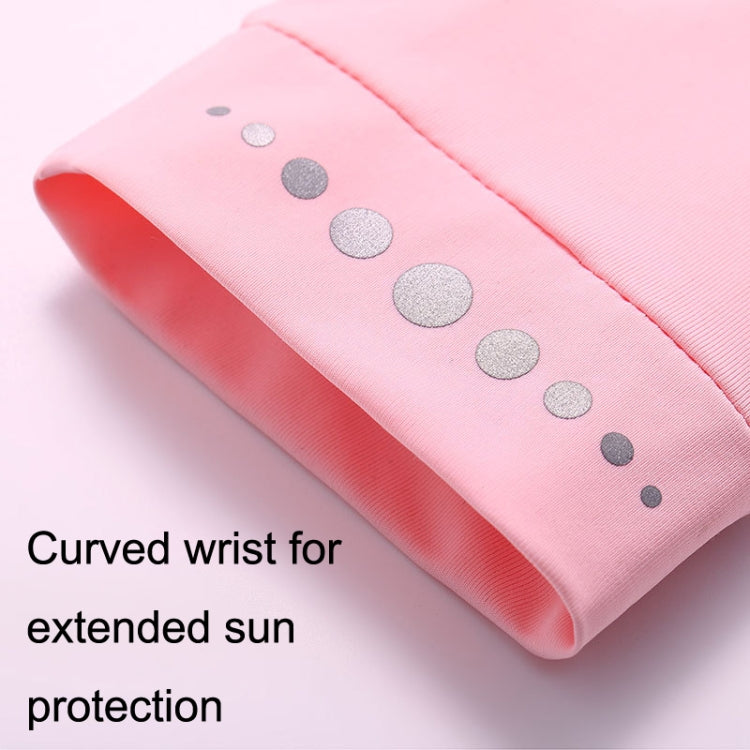 1 Pair XC-14 Riding Driving Sunscreen Anti-UV Fingerless Ice Silk Gloves, Style: Honeycomb (Pink) - Safety Gloves by PMC TechLife | Online Shopping South Africa | PMC TechLife | Buy Now Pay Later Mobicred
