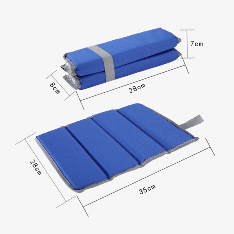 2 PCS Outdoor Waterproof and Moisture-proof Foldable Picnic Cushion(Blue) - Camping Mats by PMC TechLife | Online Shopping South Africa | PMC TechLife | Buy Now Pay Later Mobicred