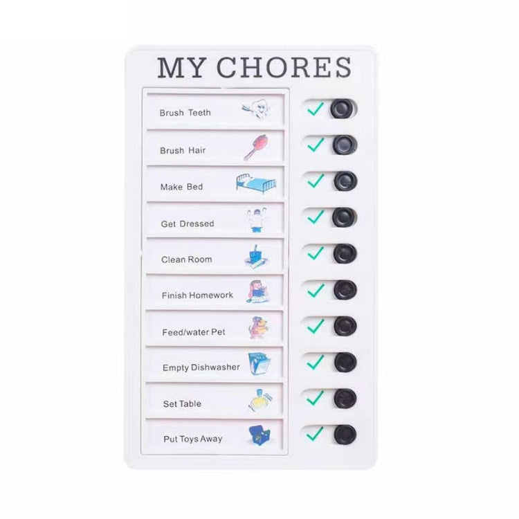 Wall Hanging Checklist Memo Boards Adjustable Checklist Board,Style: My Chores - Gadgets by PMC TechLife | Online Shopping South Africa | PMC TechLife