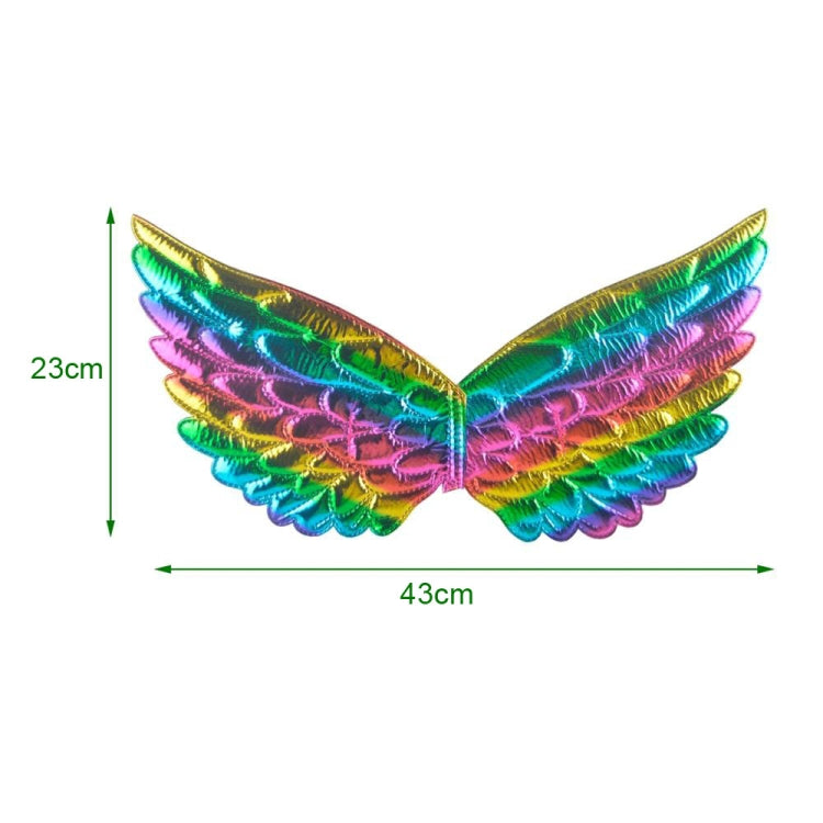 3 PCS Children Prom Dress Up Wings Elf Colorful Wings Party Costume Props(White) - Holiday Decorations by PMC TechLife | Online Shopping South Africa | PMC TechLife | Buy Now Pay Later Mobicred