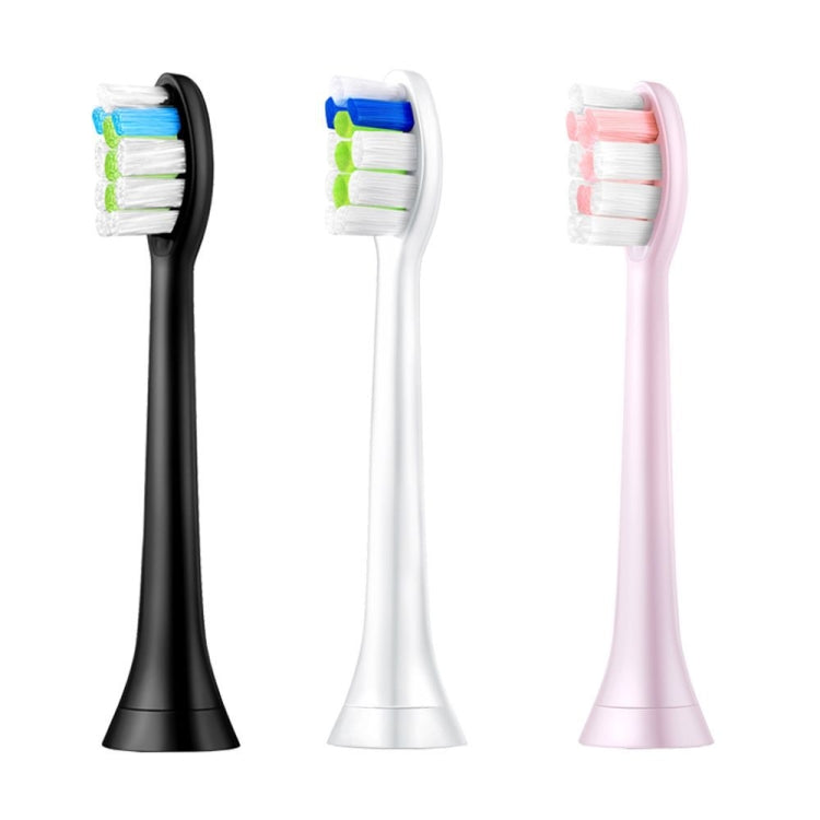 Toothbrush Head For Philips HX3/HX6/HX9 Series(Double Effect Black) - Replacement Brush Heads by PMC TechLife | Online Shopping South Africa | PMC TechLife | Buy Now Pay Later Mobicred