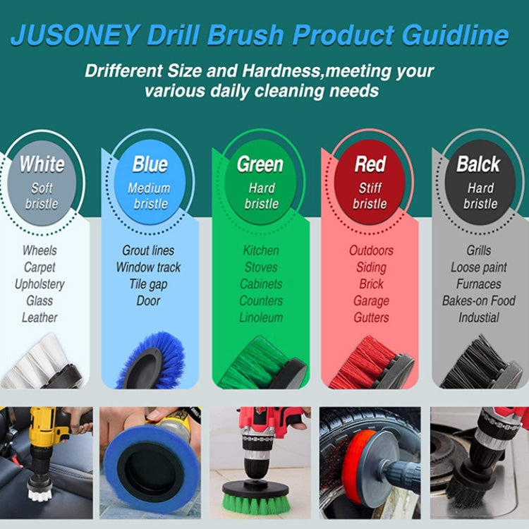 6 PCS / Set Kitchen Bathroom Car Tire Floor Crevice Clean Diamond Brush(Color Random Delivery) - Car washing supplies by PMC TechLife | Online Shopping South Africa | PMC TechLife | Buy Now Pay Later Mobicred