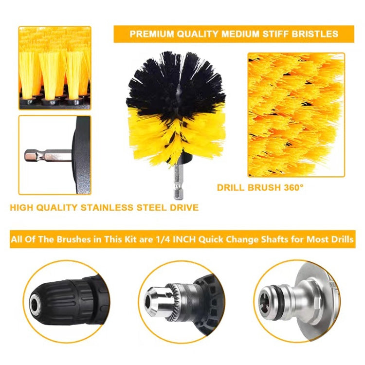 6 PCS / Set Kitchen Bathroom Car Tire Floor Crevice Clean Diamond Brush(Color Random Delivery) - Car washing supplies by PMC TechLife | Online Shopping South Africa | PMC TechLife | Buy Now Pay Later Mobicred