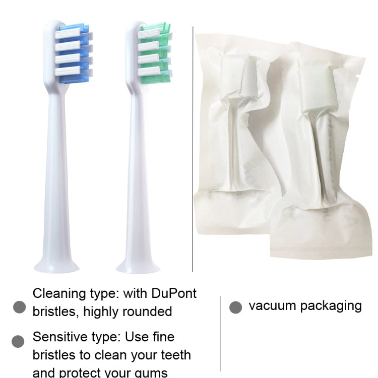 3 PCS For DR. Bei  Electric Toothbrush Replacement Head(Clean Type) - Replacement Brush Heads by PMC TechLife | Online Shopping South Africa | PMC TechLife | Buy Now Pay Later Mobicred