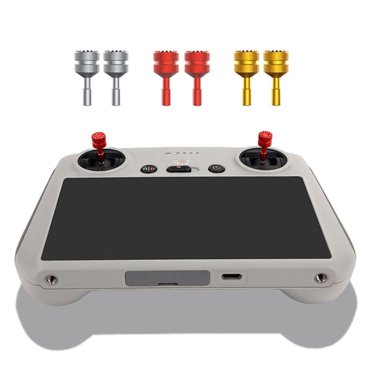 1 Pair Sunnylife MM3-YG393 For DJI Mini3 Pro DJI RC With Screen Remote Control Thumb Rocker(Red) - Other by Sunnylife | Online Shopping South Africa | PMC TechLife | Buy Now Pay Later Mobicred