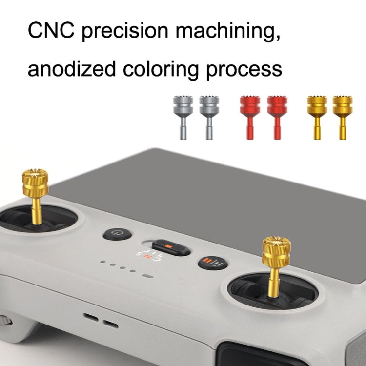 1 Pair Sunnylife MM3-YG393 For DJI Mini3 Pro DJI RC With Screen Remote Control Thumb Rocker(Red) - Other by Sunnylife | Online Shopping South Africa | PMC TechLife | Buy Now Pay Later Mobicred