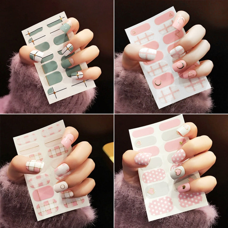 10 PCS 3D Hot Stamping Waterproof Nail Art Sticker(Z/A117) - free shipping - PMC Jewellery - Order now!