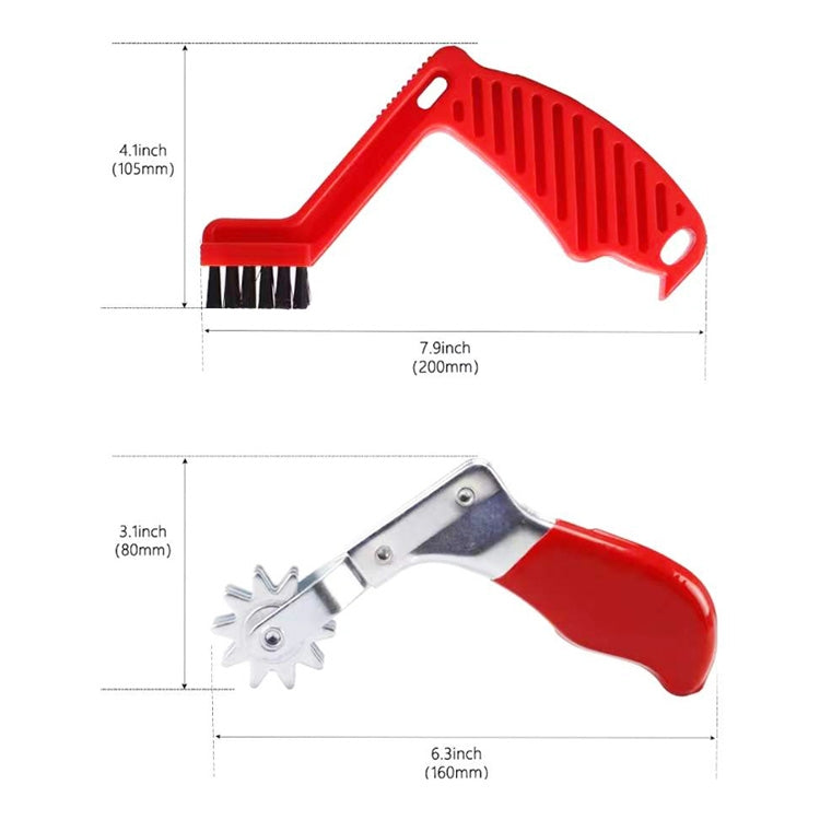 2Sets Car Cleaning And Polishing Sponge Disc Cleaning Brush Sponge Wax Marks Cleaning Brush(Red) - Polishing Machine & Accessories by PMC TechLife | Online Shopping South Africa | PMC TechLife | Buy Now Pay Later Mobicred