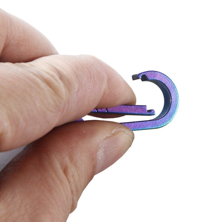 Men Titanium Alloy Keychain Car Key Waist Hanging(Blue) - Key Rings by PMC TechLife | Online Shopping South Africa | PMC TechLife