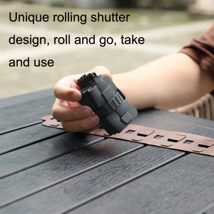 Sunnylife MM3-SN443 For Mini 3 Pro Propeller Blades + Silicone Folding Storage Bag(Red Strip+Gray Bag) - DIY Propeller by Sunnylife | Online Shopping South Africa | PMC TechLife | Buy Now Pay Later Mobicred