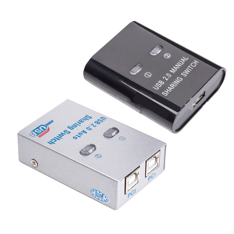 SW68 2 In 1 Switcher USB Automatic Print Sharer, Color: Silver - USB 2.0 HUB by PMC TechLife | Online Shopping South Africa | PMC TechLife | Buy Now Pay Later Mobicred