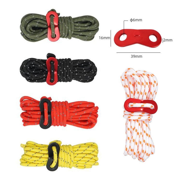 4 PCS / Set CLS Outdoor Camp Reflective Wind-Proof Camping Support Rod(Black) - Tents & Accessories by CLS | Online Shopping South Africa | PMC TechLife | Buy Now Pay Later Mobicred