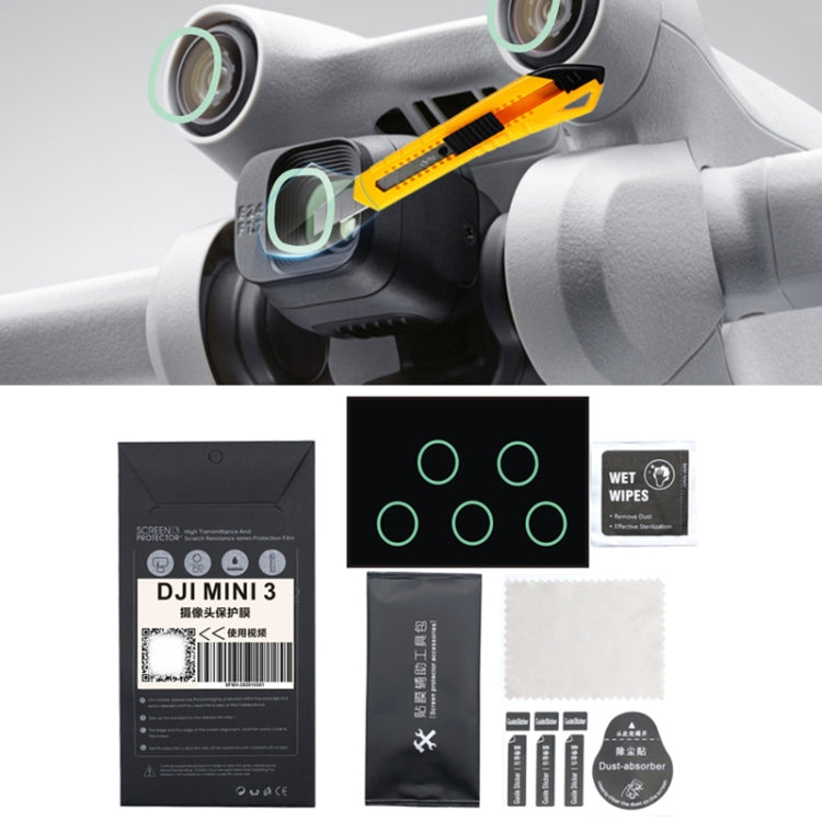 MN3-BHM-SF For DJI Mini 3 Pro Sensor + Lens Protector Anti -Scratch And Anti -Bump Accessories(Black) - Other by PMC TechLife | Online Shopping South Africa | PMC TechLife | Buy Now Pay Later Mobicred