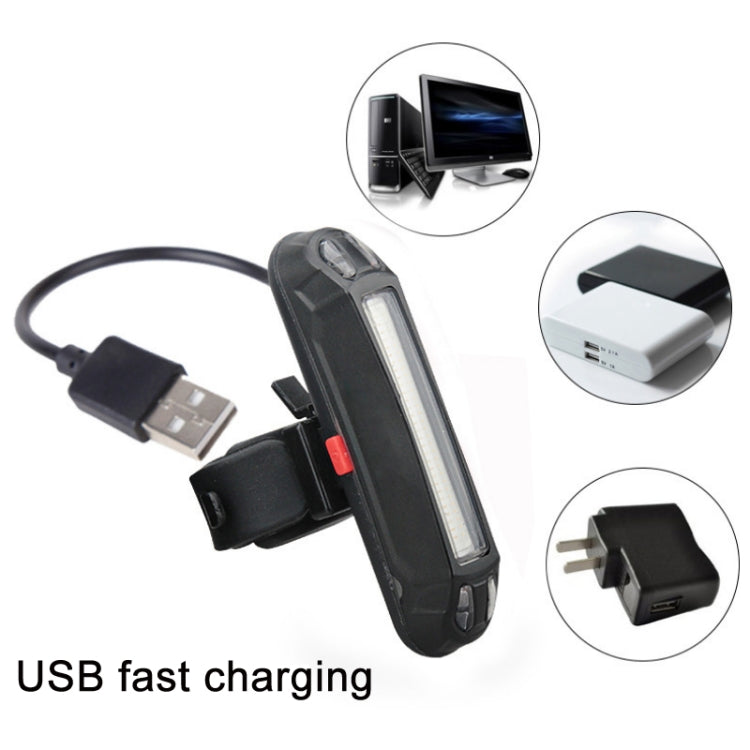 LED Rechargeable Bicycle Warning Strip Tail Light(OPP Red Light) - Taillights by PMC TechLife | Online Shopping South Africa | PMC TechLife | Buy Now Pay Later Mobicred