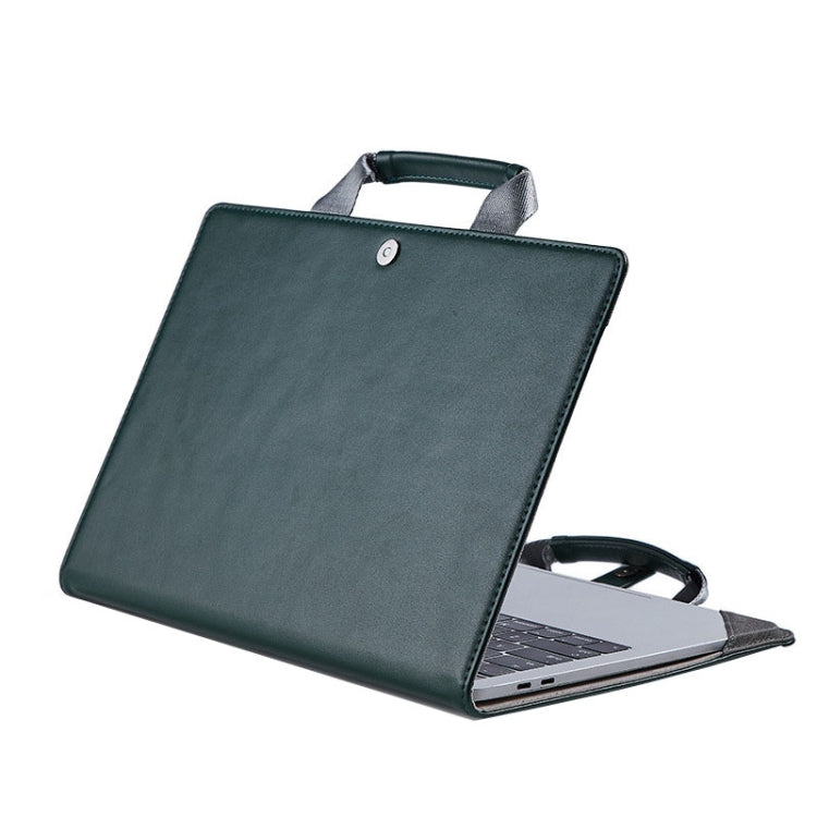 Laptop Bag Protective Case Tote Bag For MacBook Pro 15.4 inch, Color: Dark Green - 15 inch by PMC Jewellery | Online Shopping South Africa | PMC Jewellery | Buy Now Pay Later Mobicred