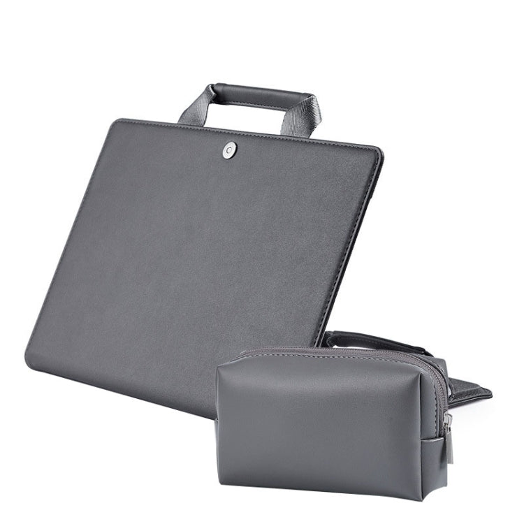 Laptop Bag Protective Case Tote Bag For MacBook Pro 15.4 inch, Color: Dark Gray + Power Bag - 15 inch by PMC Jewellery | Online Shopping South Africa | PMC Jewellery | Buy Now Pay Later Mobicred