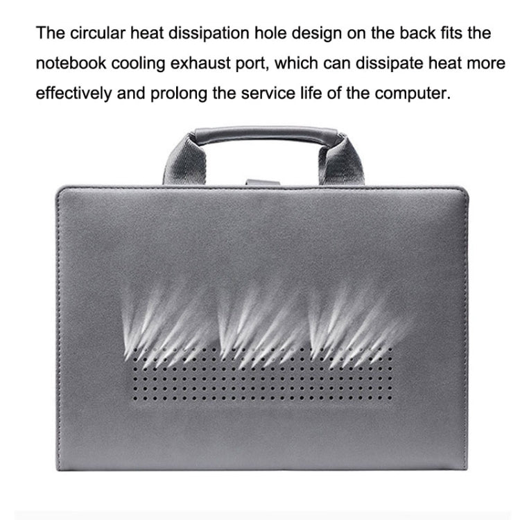 Laptop Bag Protective Case Tote Bag For MacBook Pro 15.4 inch, Color: Ink Green + Power Bag - 15 inch by PMC Jewellery | Online Shopping South Africa | PMC Jewellery | Buy Now Pay Later Mobicred