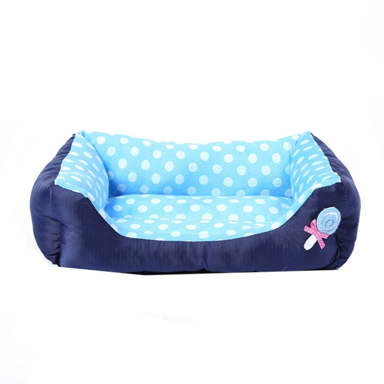 Cartoon Pet Kennel Square Cushion For Small And Medium Pet, Specification: M(Blue) - free shipping - PMC TechLife - Order now!