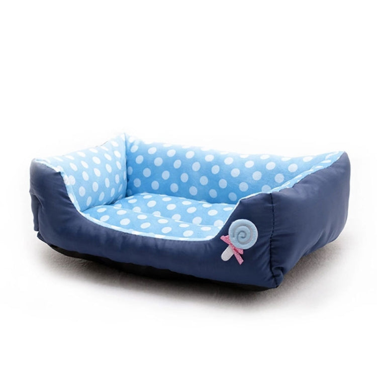 Cartoon Pet Kennel Square Cushion For Small And Medium Pet, Specification: L(Blue) - Beds by PMC TechLife | Online Shopping South Africa | PMC TechLife