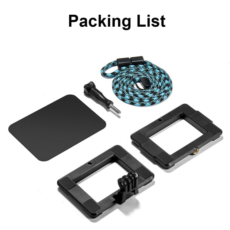 060 Outdoor Live Action Camera Magnetic Bracket with Adjustable Lanyard(Black) - Holder by PMC TechLife | Online Shopping South Africa | PMC TechLife | Buy Now Pay Later Mobicred