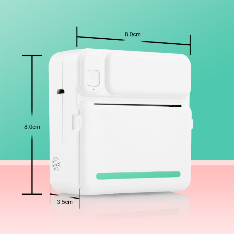 C19 200DPI Student Homework Printer Bluetooth Inkless Pocket Printer Pink Sticker x 5 - Receipt Printers by PMC TechLife | Online Shopping South Africa | PMC TechLife | Buy Now Pay Later Mobicred