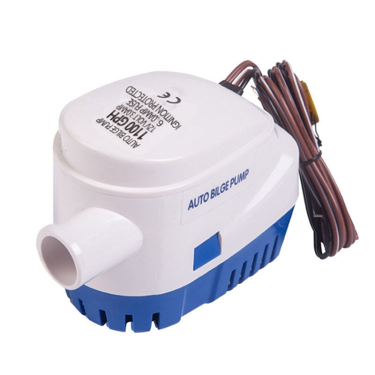 1100GPH-24V Blue Automatic Bilge Pump Submersible Water Electric Pump For Yacht Marine Boat - Marine Accessories & Parts by PMC TechLife | Online Shopping South Africa | PMC TechLife | Buy Now Pay Later Mobicred