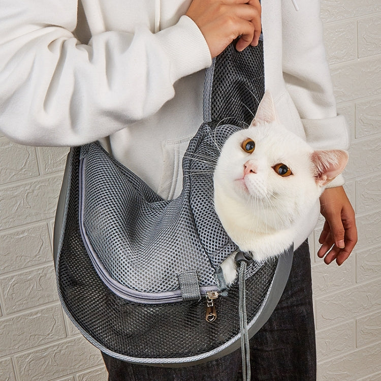 Pet Bag Widened Shoulder Strap Breathable Messenger Cat Bag,Size: Large(Blue) - Pet Storages & Bags by PMC TechLife | Online Shopping South Africa | PMC TechLife | Buy Now Pay Later Mobicred