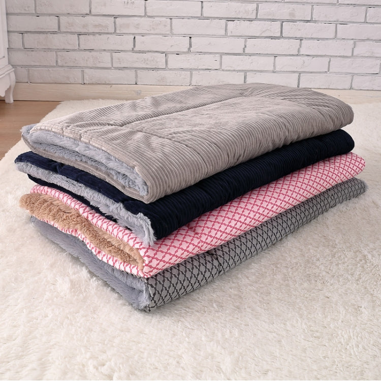Double Sided Pet Mat Four Seasons Warm Dog Blanket,Size: L(Short Plush Gray) - Pads by PMC TechLife | Online Shopping South Africa | PMC TechLife | Buy Now Pay Later Mobicred