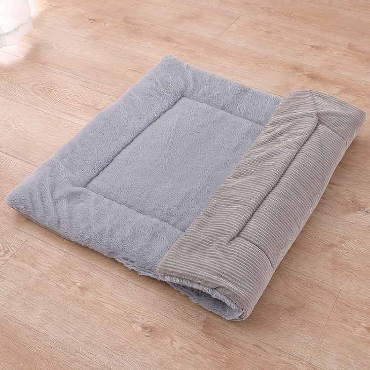 Double Sided Pet Mat Four Seasons Warm Dog Blanket,Size: L(Wick Strip Gray) - free shipping - PMC TechLife - Order now!