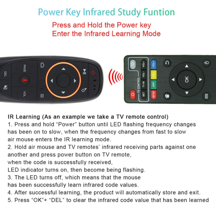 Intelligent Voice Remote Control With Learning Function, Style: G10S Pro BT Dual Mode - Universal by PMC TechLife | Online Shopping South Africa | PMC TechLife | Buy Now Pay Later Mobicred