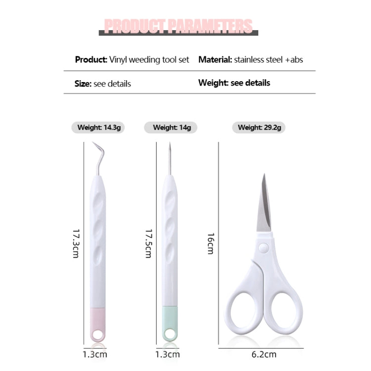 6 In 1+Recycler+Bag Vinyl Weeding Tool Set DIY Silhouette Embossed Engraving Tool - Burin &Cutting Knife by PMC TechLife | Online Shopping South Africa | PMC TechLife