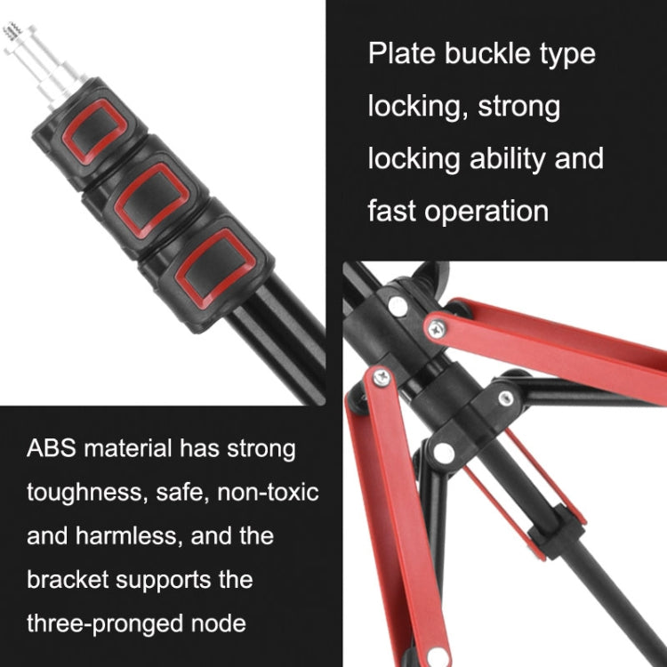 Aluminum Alloy Folding Mobile Phone Stand Live Selfie Floor Stand(Grey) - Stand by PMC TechLife | Online Shopping South Africa | PMC TechLife | Buy Now Pay Later Mobicred