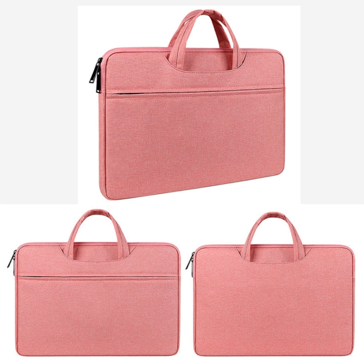 ST01 Large-Capacity Waterproof Shock-Absorbing Laptop Handbag, Size: 15.6 inches(Lady Pink) - free shipping - PMC TechLife - Order now!