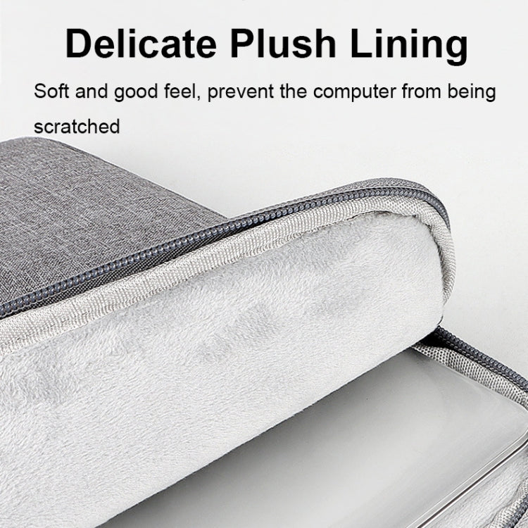 ST01 Large-Capacity Waterproof Shock-Absorbing Laptop Handbag, Size: 15.6 inches(Grey) - 15.6 - 17 inch by PMC TechLife | Online Shopping South Africa | PMC TechLife | Buy Now Pay Later Mobicred