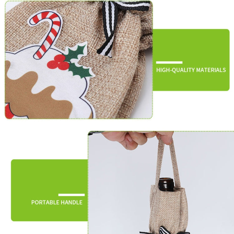 Christmas Decoration Supplies Tote Bottle Cover Champagne Red Wine Bag(Nordic Style) - Gift Bags & Boxes by PMC TechLife | Online Shopping South Africa | PMC TechLife