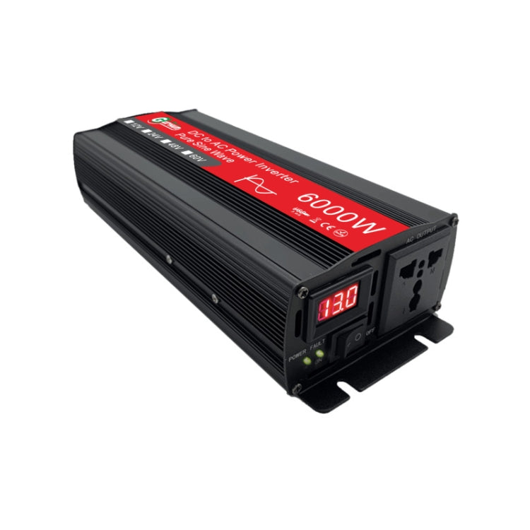 Gurxun 6000W High Power Sine Wave Inverter With Single Digital Display, Specification: 60V-220V - free shipping - PMC TechLife - Order now!