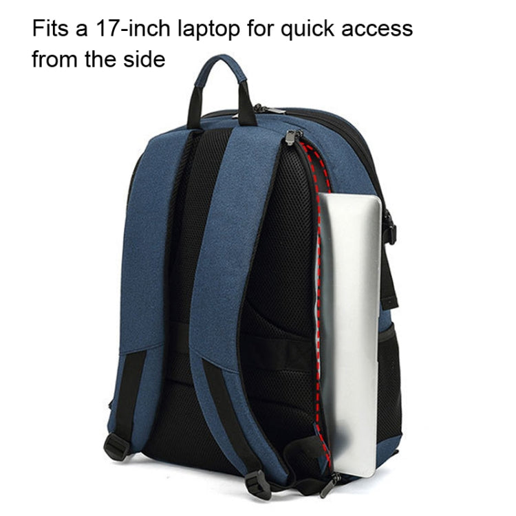 TONO LED Light SLR Digital Camera Backpack With USB Port(Blue) - free shipping - PMC TechLife - Order now!